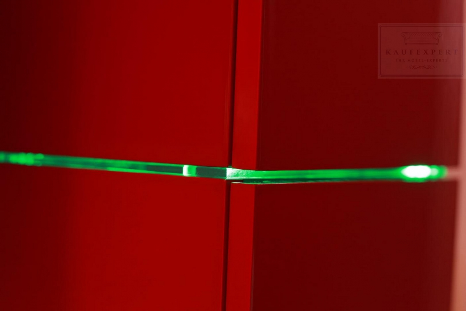 KAUFEXPERT - Badmöbel-Set Prestige 1 Rot Hochglanz Lackiert KERAMIK